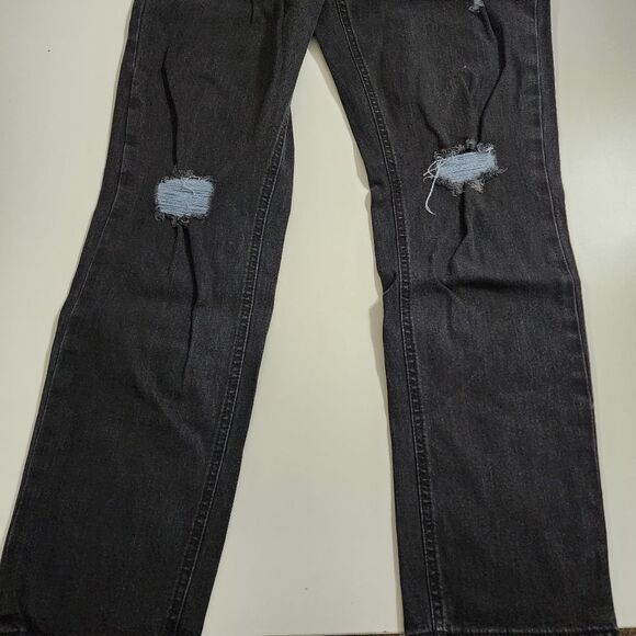 Men's American Rag Distressed Slim Fit Stretch Denim Jeans Size 36 x 30 Set of 2 - Picture 6 of 14
